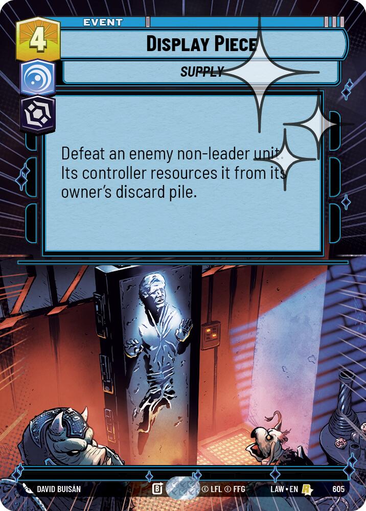 Display Piece (605) (Hyperspace Foil) (605) [A Lawless Time] | Shuffle n Cut Hobbies & Games