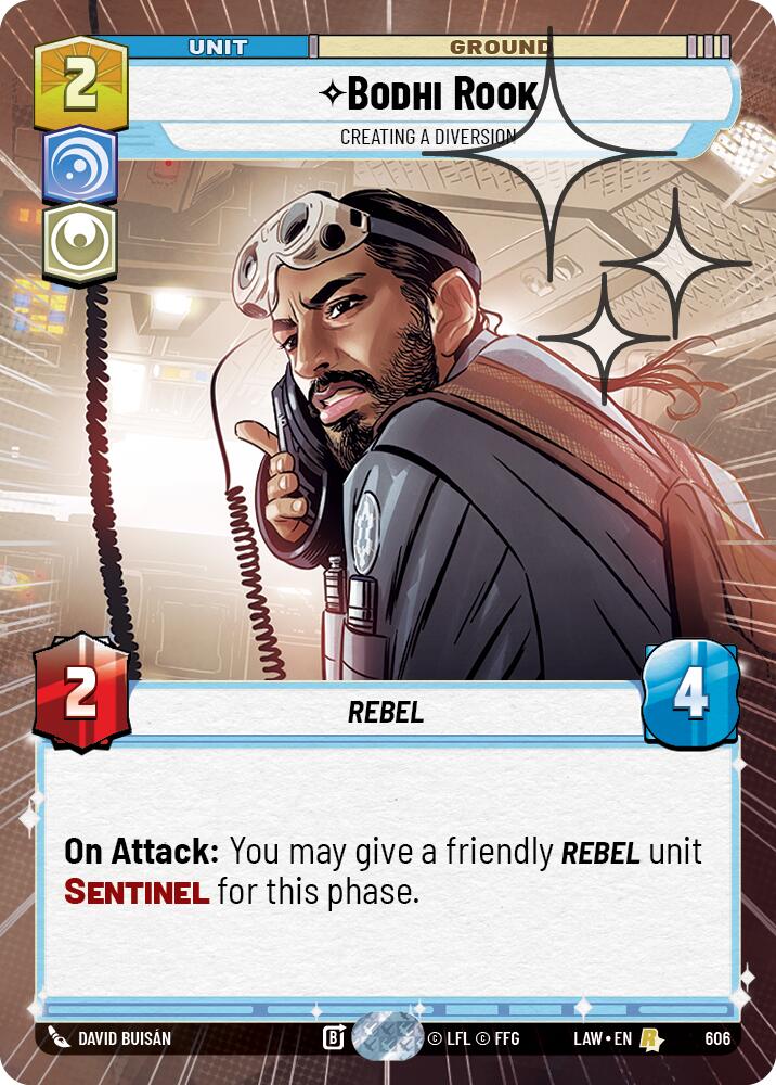 Bodhi Rook - Creating a Diversion (606) (Hyperspace Foil) (606) [A Lawless Time] | Shuffle n Cut Hobbies & Games