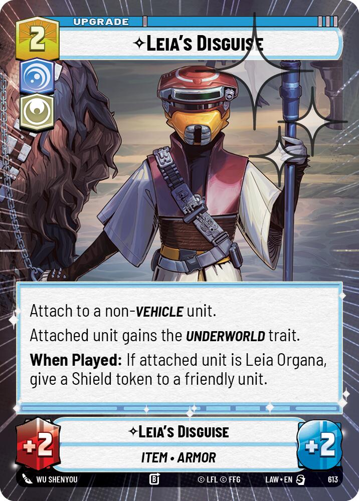 Leia's Disguise (613) (Hyperspace Foil) (613) [A Lawless Time] | Shuffle n Cut Hobbies & Games