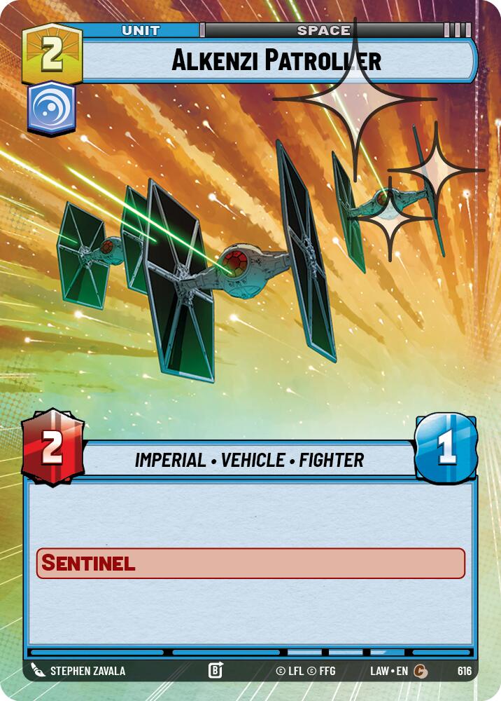 Alkenzi Patroller (616) (Hyperspace Foil) (616) [A Lawless Time] | Shuffle n Cut Hobbies & Games