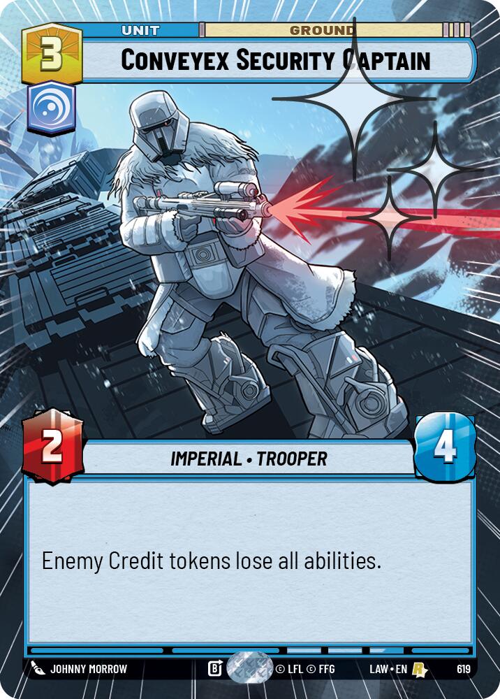 Conveyex Security Captain (619) (Hyperspace Foil) (619) [A Lawless Time] | Shuffle n Cut Hobbies & Games