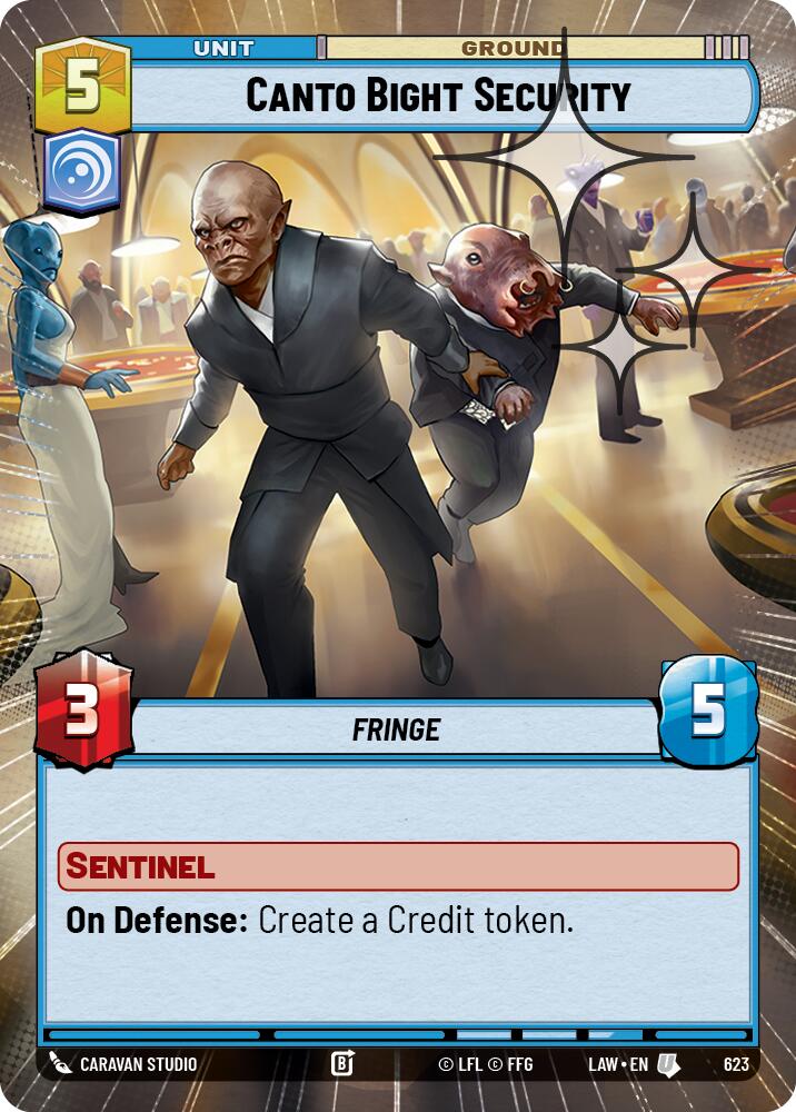 Canto Bight Security (623) (Hyperspace Foil) (623) [A Lawless Time] | Shuffle n Cut Hobbies & Games