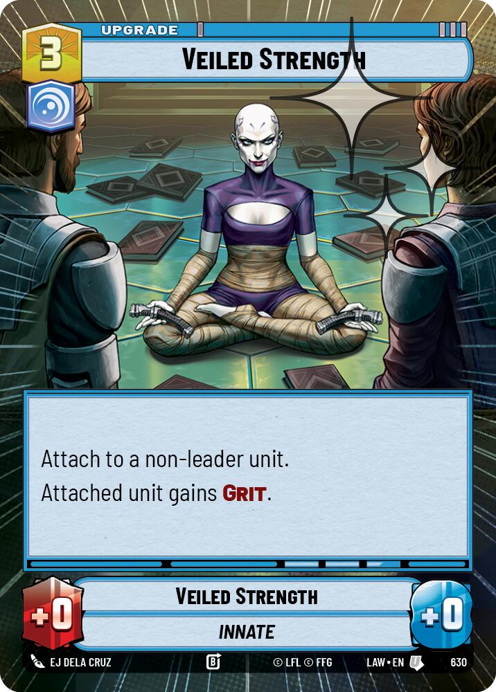 Veiled Strength (630) (Hyperspace Foil) (630) [A Lawless Time] | Shuffle n Cut Hobbies & Games