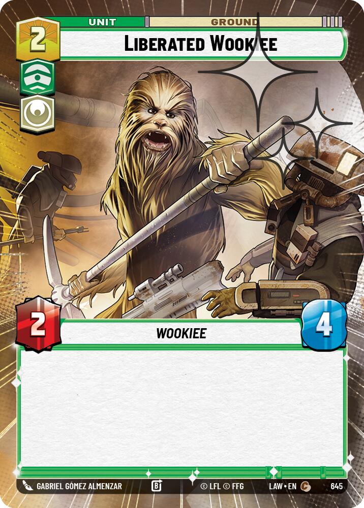 Liberated Wookie (645) (Hyperspace Foil) (645) [A Lawless Time] | Shuffle n Cut Hobbies & Games