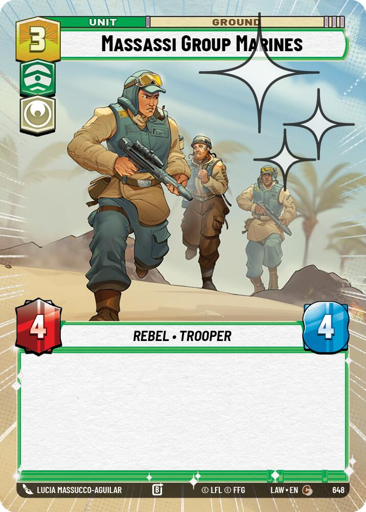 Massassi Group Marines (648) (Hyperspace Foil) (648) [A Lawless Time] | Shuffle n Cut Hobbies & Games