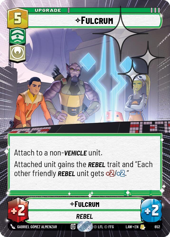 Fulcrum (652) (Hyperspace Foil) (652) [A Lawless Time] | Shuffle n Cut Hobbies & Games