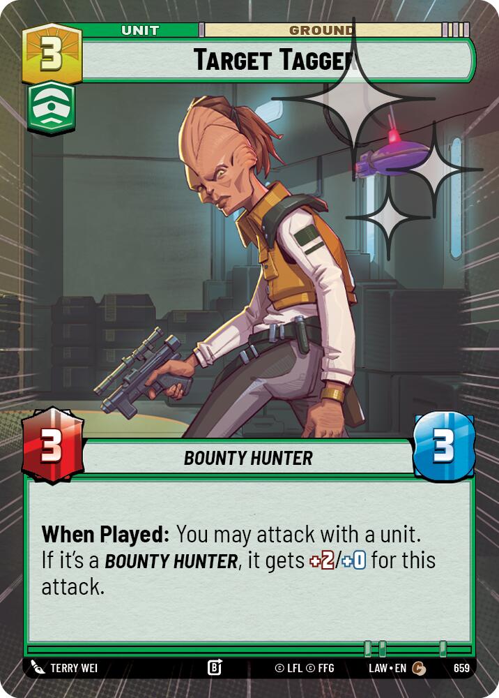 Target Tagger (659) (Hyperspace Foil) (659) [A Lawless Time] | Shuffle n Cut Hobbies & Games