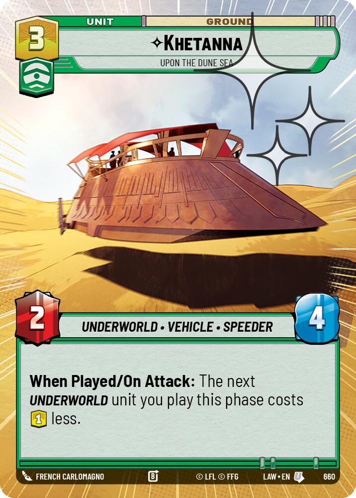Khetanna - Upon the Dune Sea (660) (Hyperspace Foil) (660) [A Lawless Time] | Shuffle n Cut Hobbies & Games
