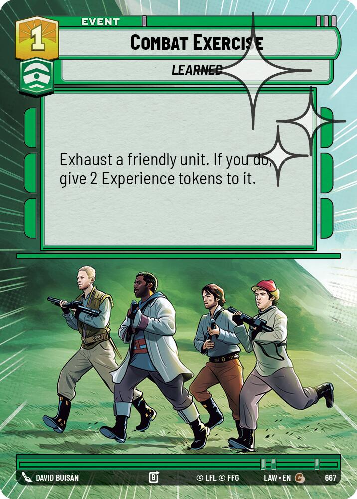 Combat Exercise (667) (Hyperspace Foil) (667) [A Lawless Time] | Shuffle n Cut Hobbies & Games