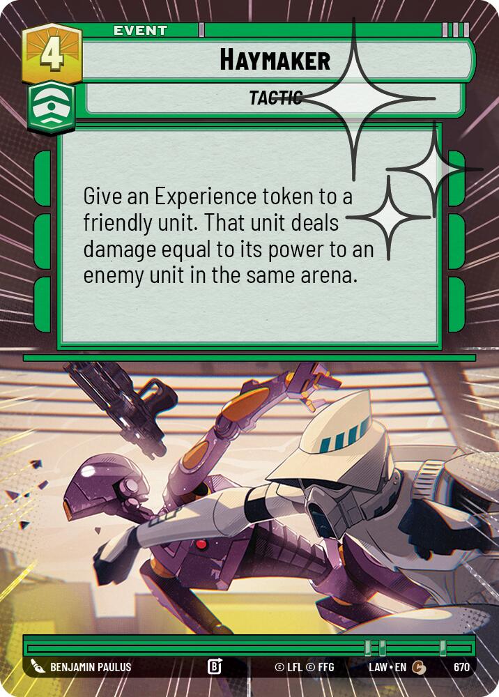 Haymaker (670) (Hyperspace Foil) (670) [A Lawless Time] | Shuffle n Cut Hobbies & Games