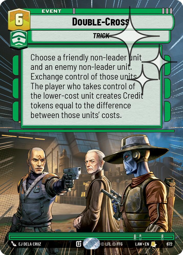 Double-Cross (672) (Hyperspace Foil) (672) [A Lawless Time] | Shuffle n Cut Hobbies & Games