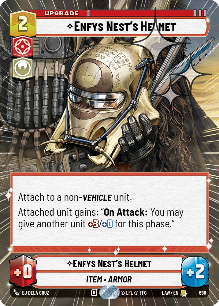 Enfys Nest's Helmet (688) (Hyperspace Foil) (688) [A Lawless Time] | Shuffle n Cut Hobbies & Games