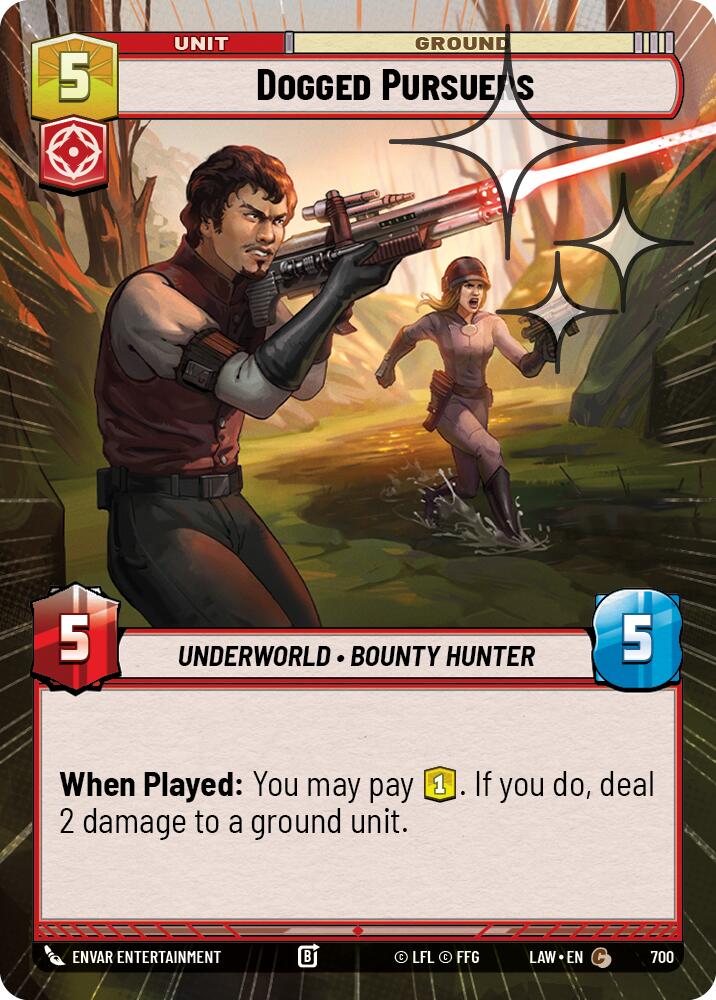 Dogged Pursuers (700) (Hyperspace Foil) (700) [A Lawless Time] | Shuffle n Cut Hobbies & Games