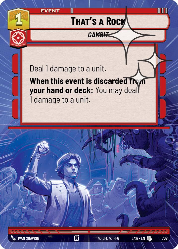 That's a Rock (708) (Hyperspace Foil) (708) [A Lawless Time] | Shuffle n Cut Hobbies & Games