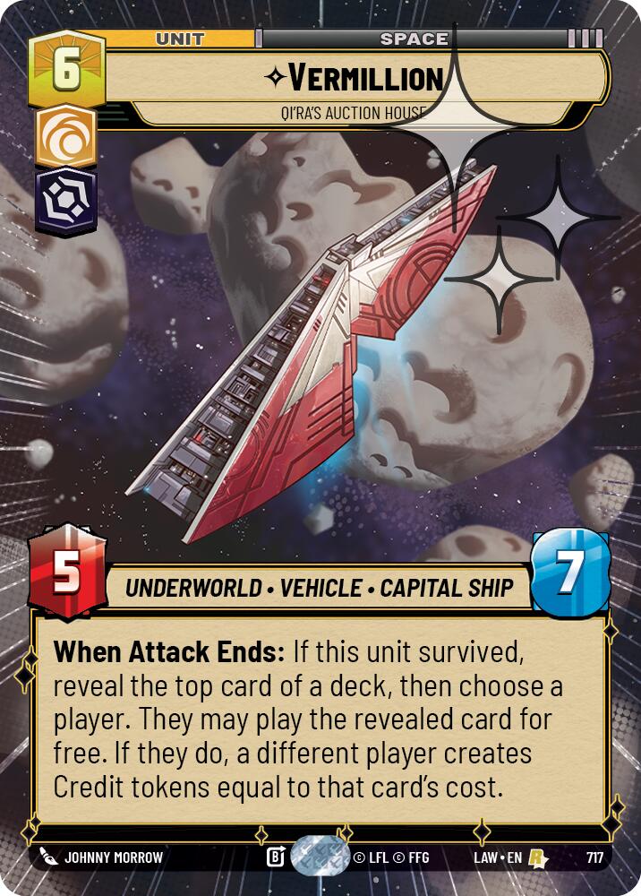 Vermillion - Qi'Ra's Auction House (717) (Hyperspace Foil) (717) [A Lawless Time] | Shuffle n Cut Hobbies & Games