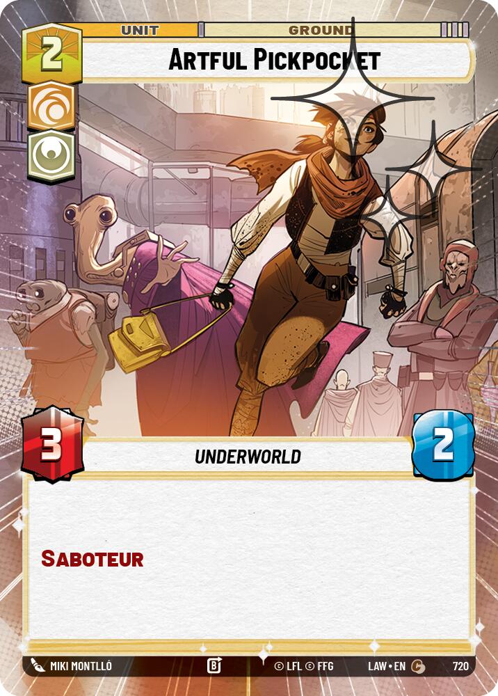 Artful Pickpocket (720) (Hyperspace Foil) (720) [A Lawless Time] | Shuffle n Cut Hobbies & Games