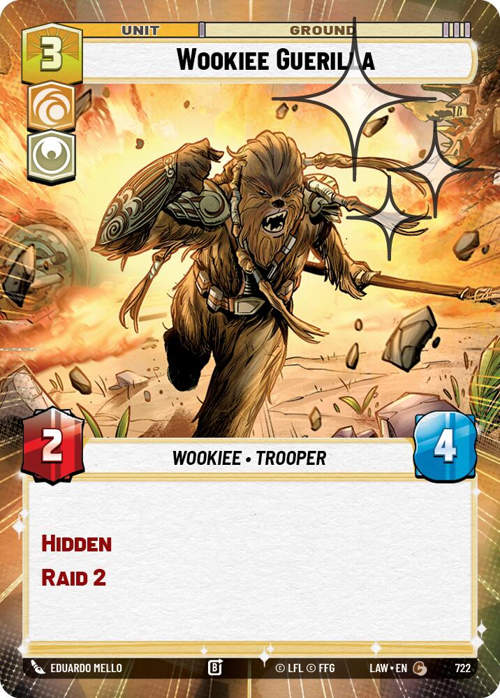 Wookiee Guerilla (722) (Hyperspace Foil) (722) [A Lawless Time] | Shuffle n Cut Hobbies & Games