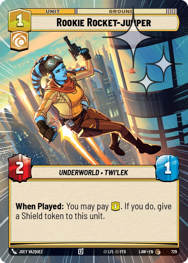 Rookie Rocket-Jumper (729) (Hyperspace Foil) (729) [A Lawless Time] | Shuffle n Cut Hobbies & Games