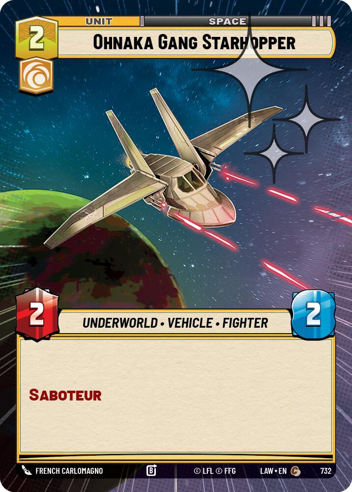 Ohnaka Gang Starhopper (732) (Hyperspace Foil) (732) [A Lawless Time] | Shuffle n Cut Hobbies & Games
