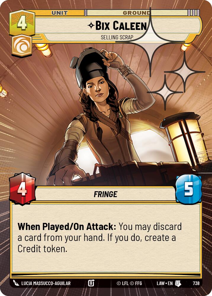 Bix Caleen - Selling Scrap (738) (Hyperspace Foil) (738) [A Lawless Time] | Shuffle n Cut Hobbies & Games