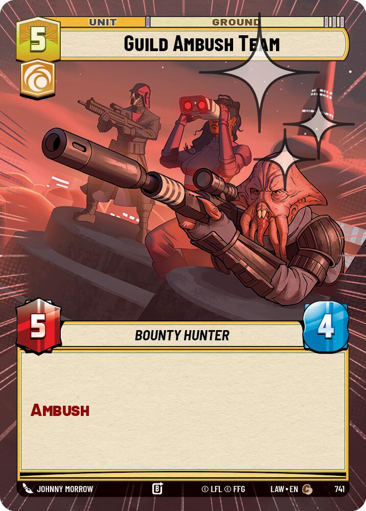 Guild Ambush Team (741) (Hyperspace Foil) (741) [A Lawless Time] | Shuffle n Cut Hobbies & Games
