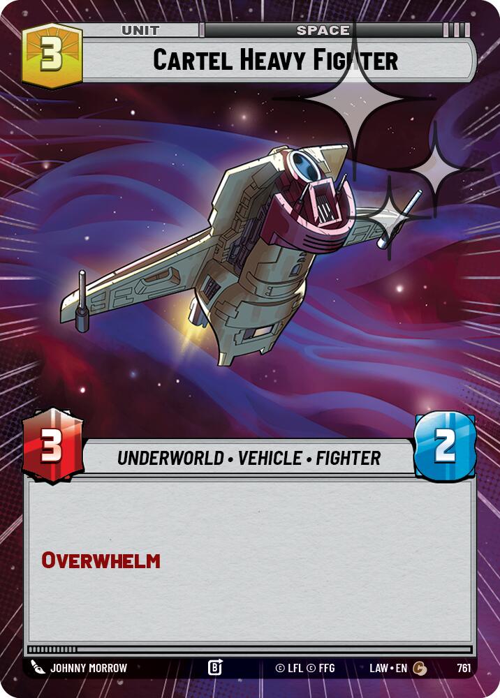 Cartel Heavy Fighter (761) (Hyperspace Foil) (761) [A Lawless Time] | Shuffle n Cut Hobbies & Games