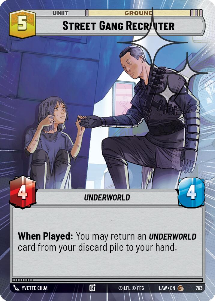 Street Gang Recruiter (763) (Hyperspace Foil) (763) [A Lawless Time] | Shuffle n Cut Hobbies & Games