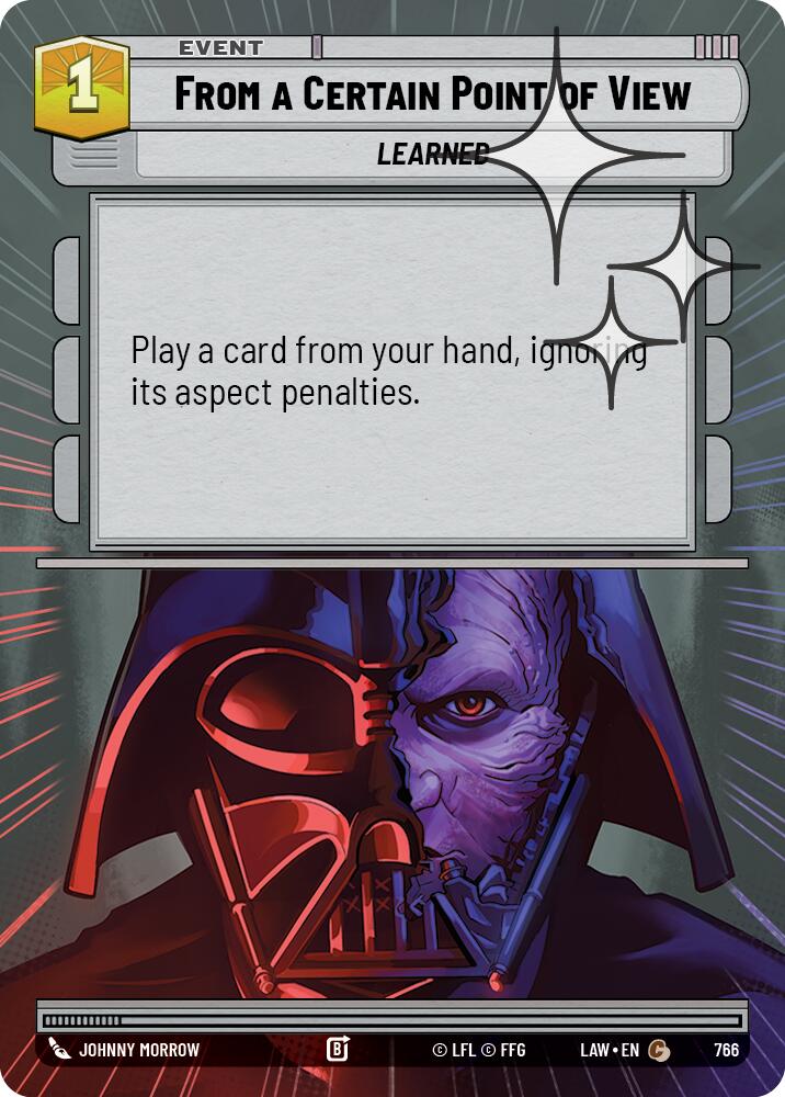 From a Certain Point of View (766) (Hyperspace Foil) (766) [A Lawless Time] | Shuffle n Cut Hobbies & Games