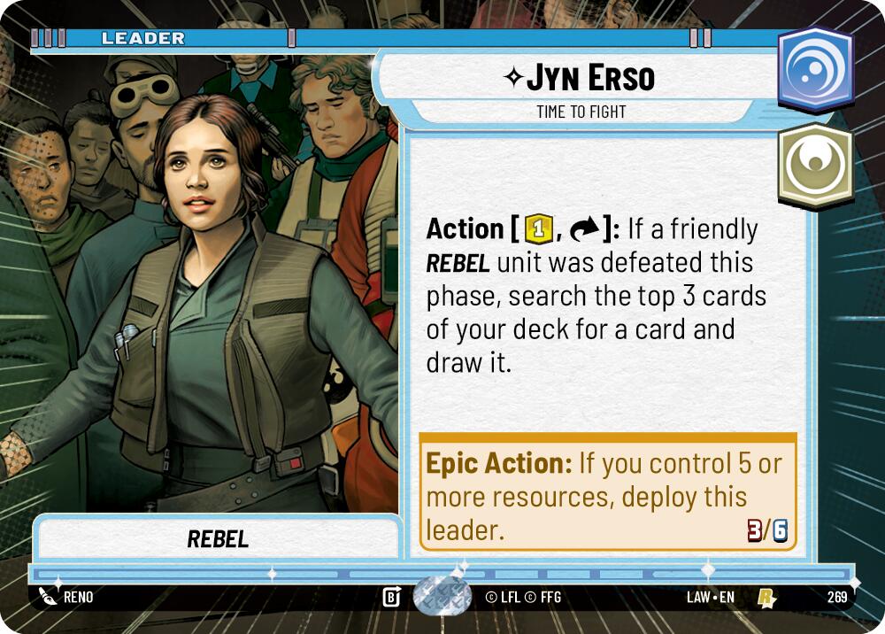 Jyn Erso - Time to Fight (Hyperspace) (269) (269) [A Lawless Time] | Shuffle n Cut Hobbies & Games
