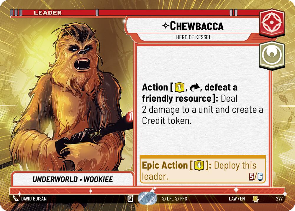Chewbacca - Hero of Kessel (Hyperspace) (277) (277) [A Lawless Time] | Shuffle n Cut Hobbies & Games