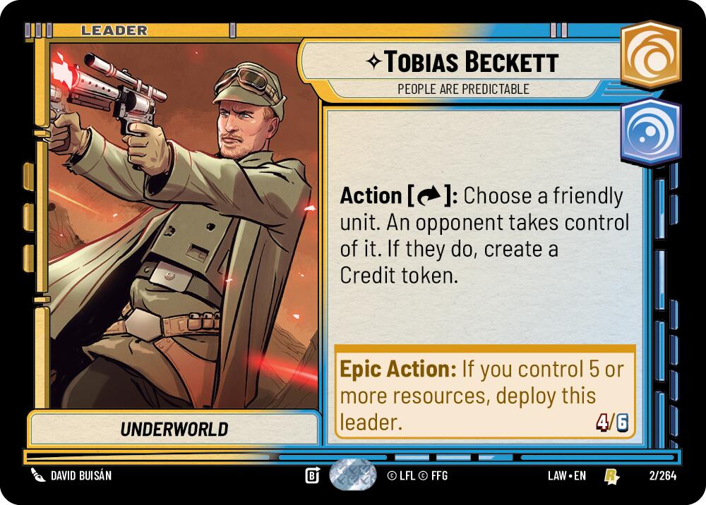 Tobias Beckett - People are Predictable (2/264) (2/264) [A Lawless Time] | Shuffle n Cut Hobbies & Games