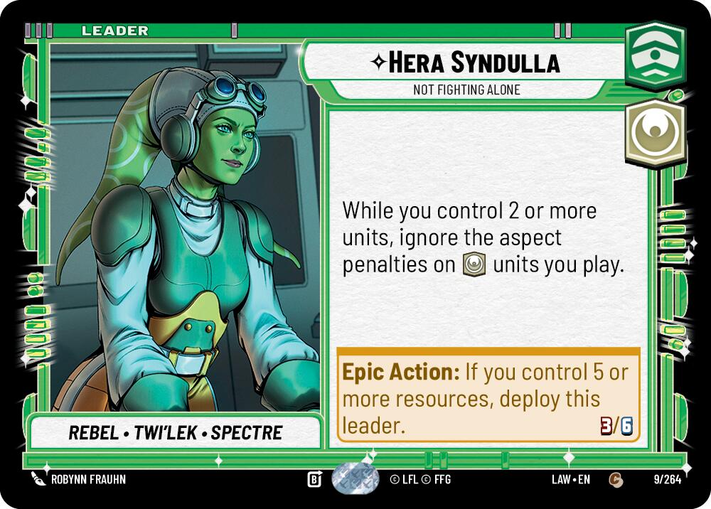 Hera Syndulla - Not Fighting Alone (9/264) (9/264) [A Lawless Time] | Shuffle n Cut Hobbies & Games