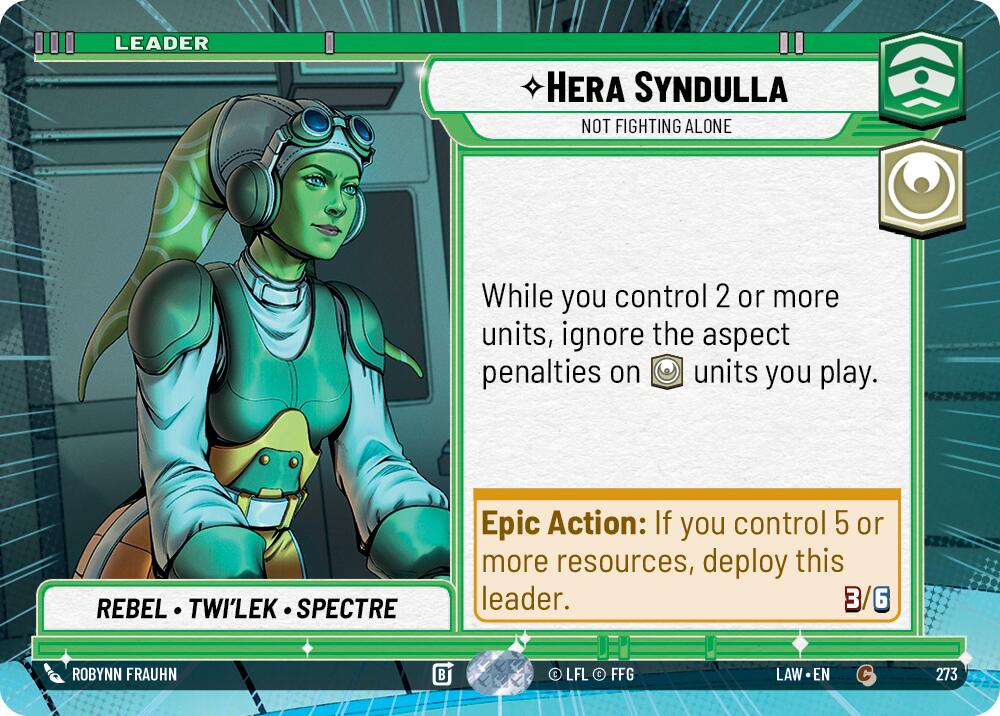 Hera Syndulla - Not Fighting Alone (Hyperspace) (273) (273) [A Lawless Time] | Shuffle n Cut Hobbies & Games