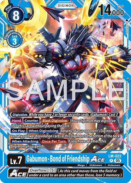 Gabumon [LM-022] - Bond of Friendship ACE (Reprint) [Advanced Booster Digimon Generation] | Shuffle n Cut Hobbies & Games