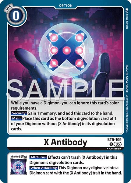 X Antibody [BT9-109] (Reprint) [Advanced Booster Digimon Generation] | Shuffle n Cut Hobbies & Games