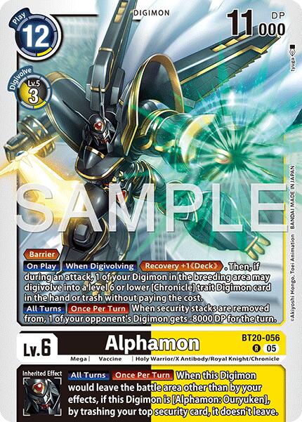 Alphamon [BT20-056] (Reprint) [Advanced Booster Digimon Generation] | Shuffle n Cut Hobbies & Games