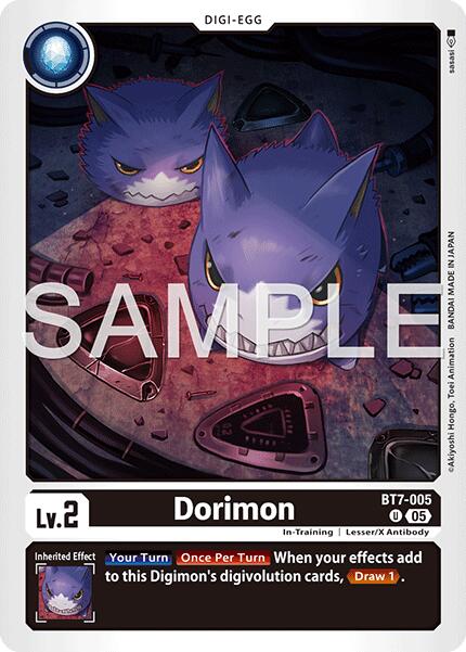 Dorimon [BT7-005] (Reprint) [Advanced Booster Digimon Generation] | Shuffle n Cut Hobbies & Games
