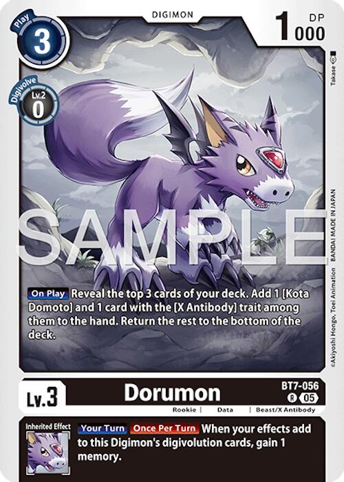 Dorumon [BT7-056] (Reprint) [Advanced Booster Digimon Generation] | Shuffle n Cut Hobbies & Games