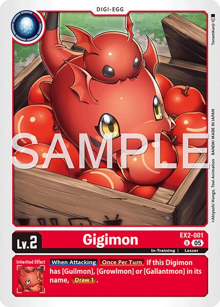 Gigimon [EX2-001] (Reprint) [Advanced Booster Digimon Generation] | Shuffle n Cut Hobbies & Games