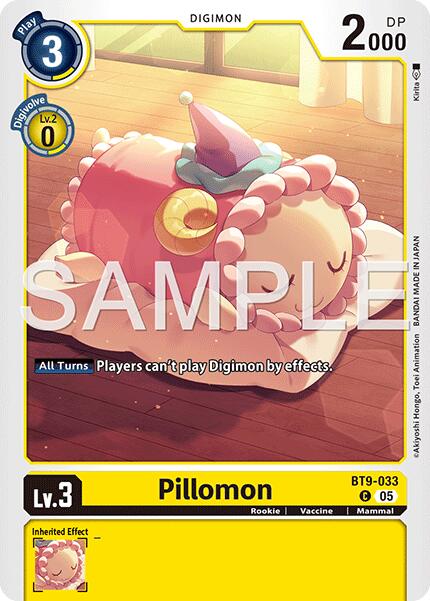 Pillomon [BT9-033] (Reprint) [Advanced Booster Digimon Generation] | Shuffle n Cut Hobbies & Games