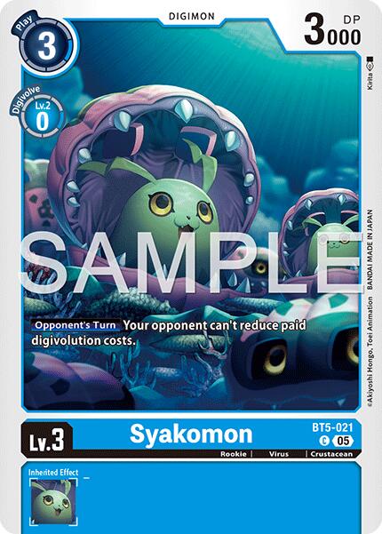Syakomon [BT5-021] (Reprint) [Advanced Booster Digimon Generation] | Shuffle n Cut Hobbies & Games