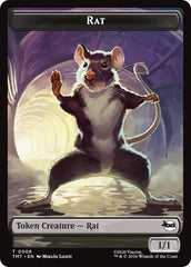 Clue // Rat Double-Sided Token [Teenage Mutant Ninja Turtles Commander Tokens] | Shuffle n Cut Hobbies & Games