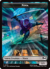 Ninja // Food Double-Sided Token [Teenage Mutant Ninja Turtles Tokens] | Shuffle n Cut Hobbies & Games