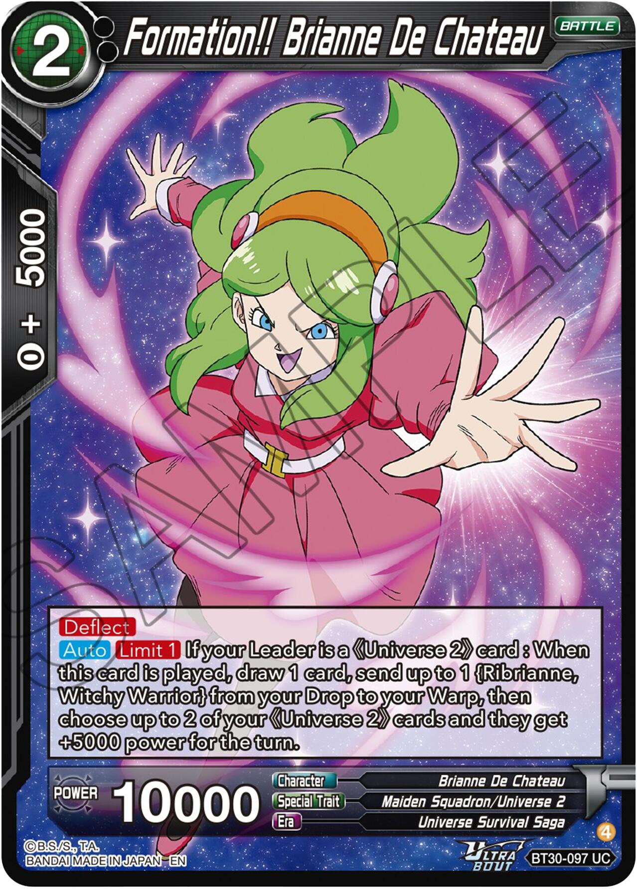 Formation!! Brianne De Chateau (BT30-097) [Three Glorious Fighters] | Shuffle n Cut Hobbies & Games