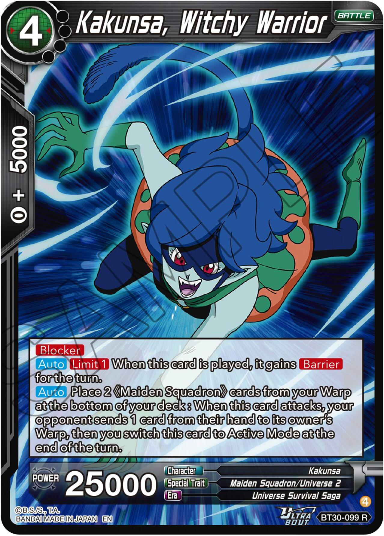 Kakunsa, Witchy Warrior (BT30-099) [Three Glorious Fighters] | Shuffle n Cut Hobbies & Games