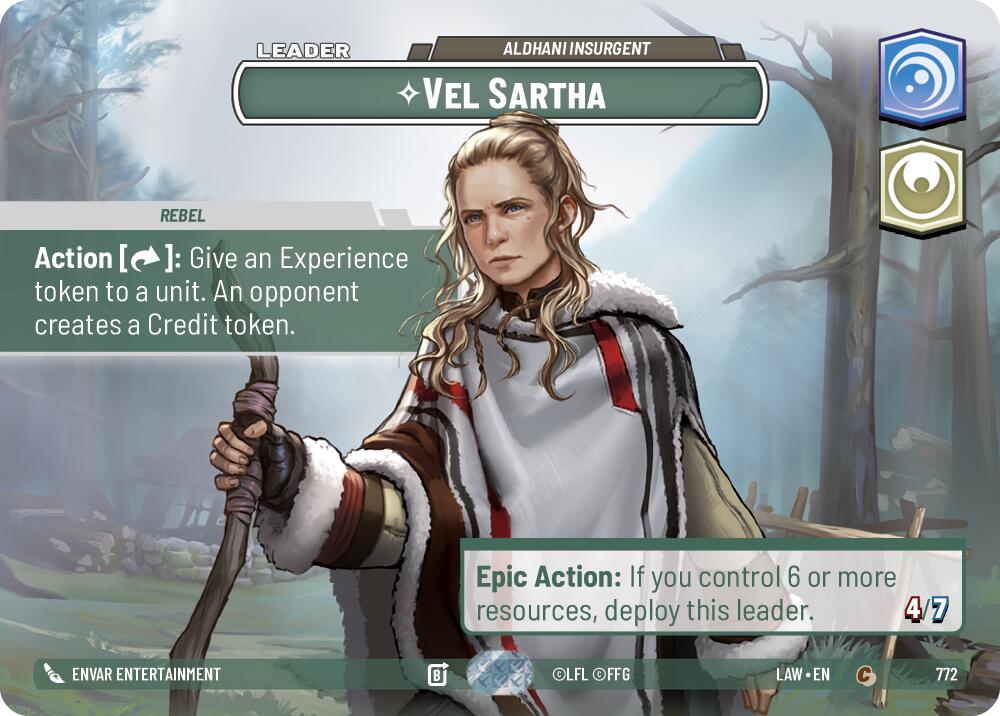 Vel Sartha - Aldhani Insurgent (Showcase) (772) (772) [A Lawless Time] | Shuffle n Cut Hobbies & Games