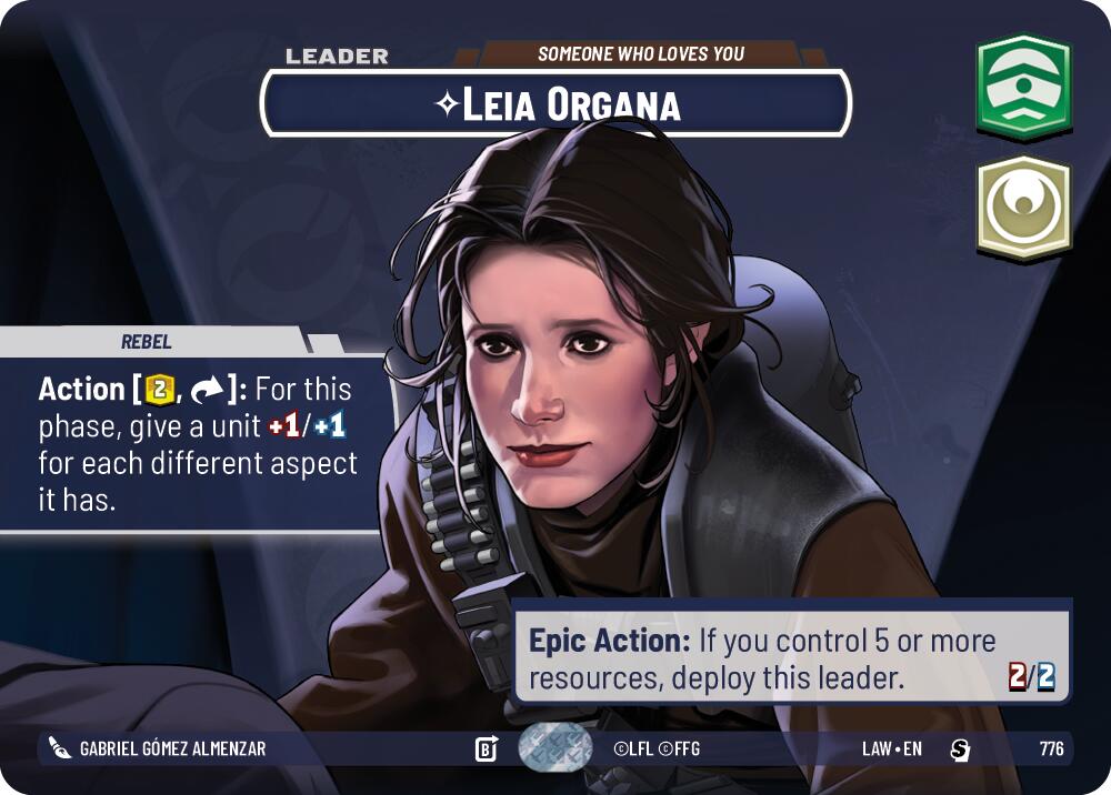 Leia Organa - Someone Who Loves You (Showcase) (776) (776) [A Lawless Time] | Shuffle n Cut Hobbies & Games