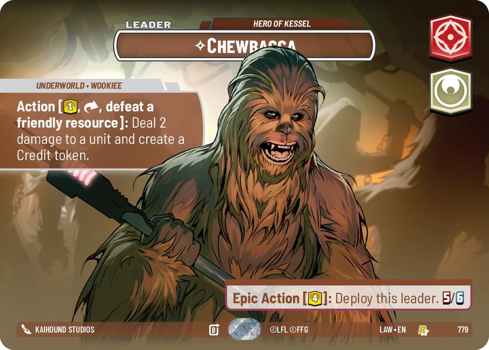 Chewbacca - Hero of Kessel (Showcase) (779) (779) [A Lawless Time] | Shuffle n Cut Hobbies & Games