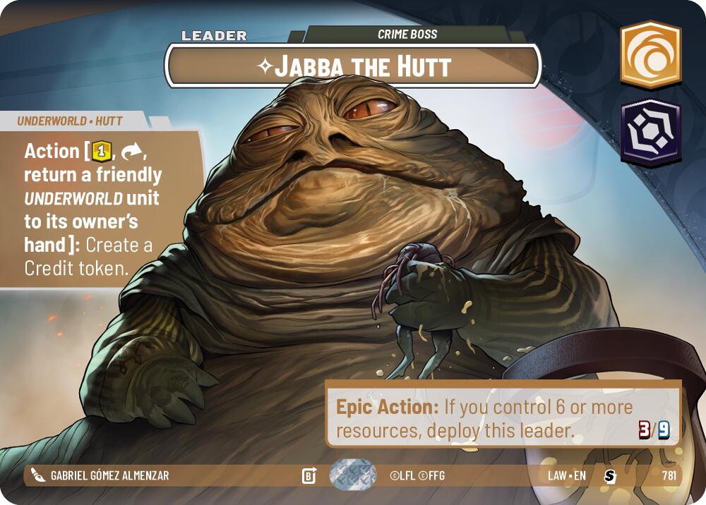 Jabba the Hutt - Crime Boss (Showcase) (781) (781) [A Lawless Time] | Shuffle n Cut Hobbies & Games