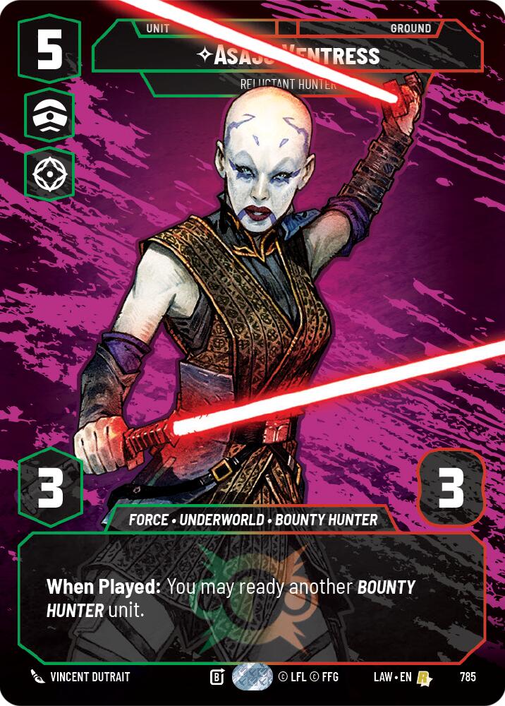 Asajj Ventress - Reluctant Hunter (Prestige) (785) (785) [A Lawless Time] | Shuffle n Cut Hobbies & Games